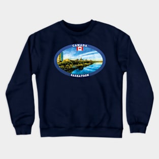 Saskatoon Canada Travel Crewneck Sweatshirt